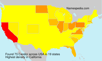 Surname Candor in USA Surname Candor in USA