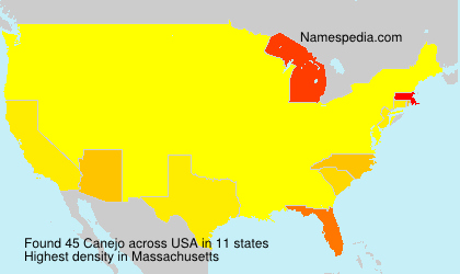 Surname Canejo in USA Surname Canejo in USA