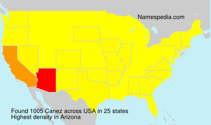 Surname Canez in USA Surname Canez in USA