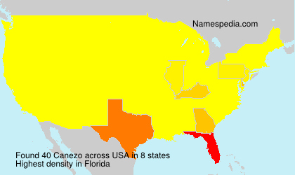 Surname Canezo in USA Surname Canezo in USA