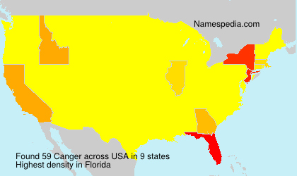 Surname Canger in USA Surname Canger in USA