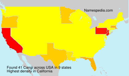 Surname Cangi in USA Surname Cangi in USA