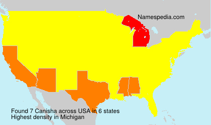 Surname Canisha in USA Surname Canisha in USA