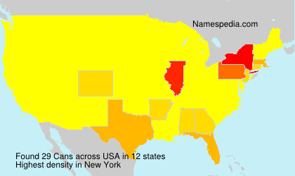 Surname Cans in USA Surname Cans in USA