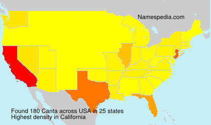 Surname Canta in USA Surname Canta in USA