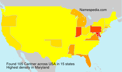Surname Cantner in USA Surname Cantner in USA