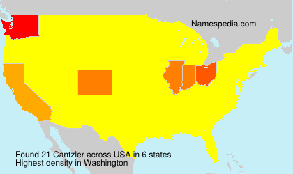Surname Cantzler in USA Surname Cantzler in USA