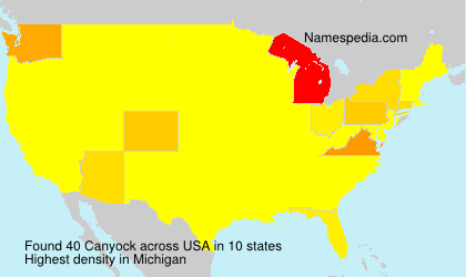 Surname Canyock in USA Surname Canyock in USA