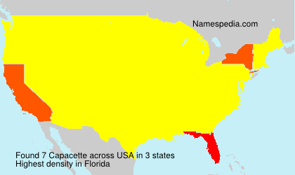Surname Capacette in USA Surname Capacette in USA