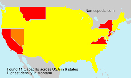 Surname Capacillo in USA Surname Capacillo in USA