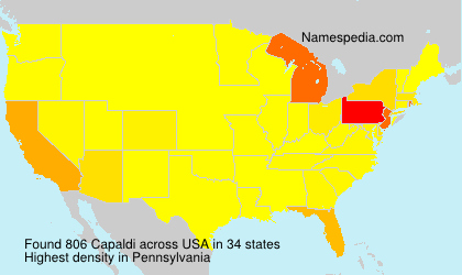 Surname Capaldi in USA Surname Capaldi in USA