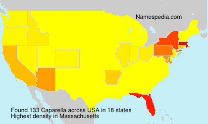 Surname Caparella in USA Surname Caparella in USA