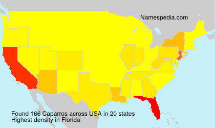 Surname Caparros in USA Surname Caparros in USA