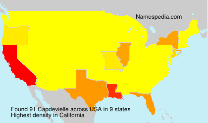 Surname Capdevielle in USA Surname Capdevielle in USA