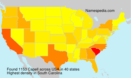Surname Capell in USA Surname Capell in USA
