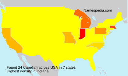Surname Capellari in USA Surname Capellari in USA