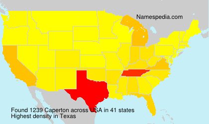 Surname Caperton in USA Surname Caperton in USA