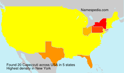 Surname Capezzuti in USA Surname Capezzuti in USA