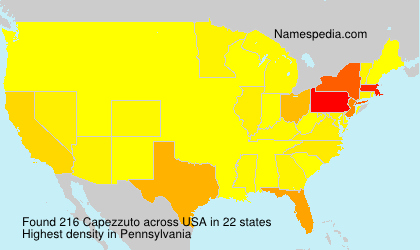 Surname Capezzuto in USA Surname Capezzuto in USA