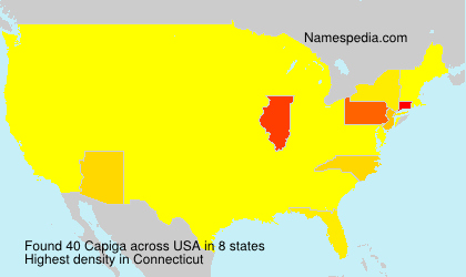 Surname Capiga in USA Surname Capiga in USA