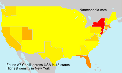 Surname Capilli in USA Surname Capilli in USA