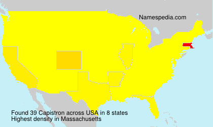 Surname Capistron in USA Surname Capistron in USA