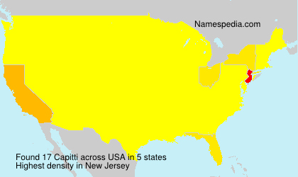 Surname Capitti in USA Surname Capitti in USA
