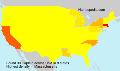 Surname Caplain in USA Surname Caplain in USA