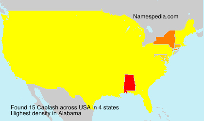 Surname Caplash in USA Surname Caplash in USA