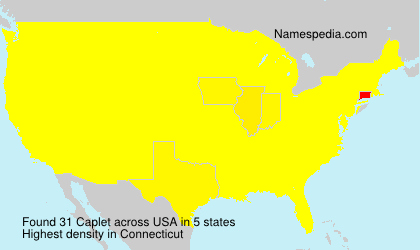 Surname Caplet in USA Surname Caplet in USA