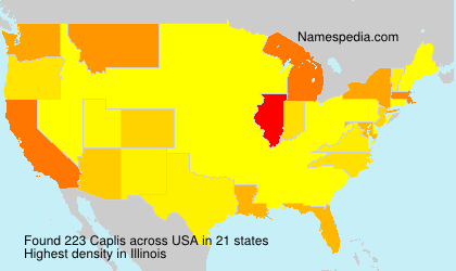 Surname Caplis in USA Surname Caplis in USA