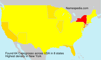 Surname Capogrosso in USA Surname Capogrosso in USA