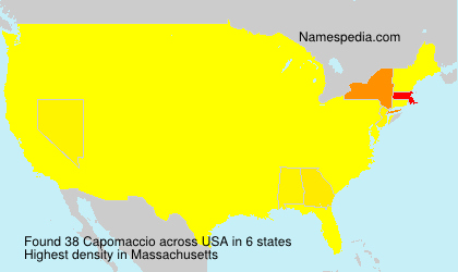 Surname Capomaccio in USA Surname Capomaccio in USA