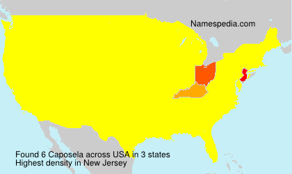 Surname Caposela in USA Surname Caposela in USA
