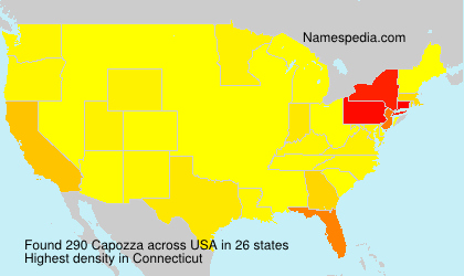 Surname Capozza in USA Surname Capozza in USA