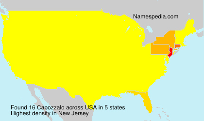Surname Capozzalo in USA Surname Capozzalo in USA