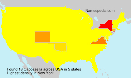 Surname Capozzella in USA Surname Capozzella in USA