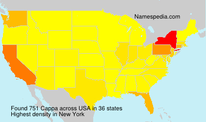 Surname Cappa in USA Surname Cappa in USA