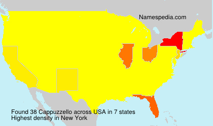 Surname Cappuzzello in USA Surname Cappuzzello in USA