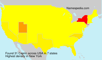 Surname Caprin in USA Surname Caprin in USA
