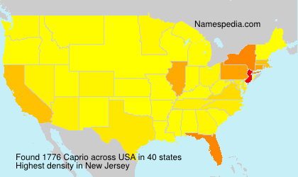 Surname Caprio in USA Surname Caprio in USA