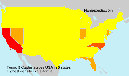 Surname Capter in USA Surname Capter in USA