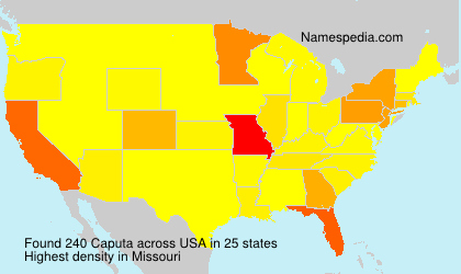 Surname Caputa in USA Surname Caputa in USA