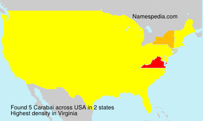 Surname Carabai in USA Surname Carabai in USA