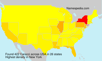 Surname Caracci in USA Surname Caracci in USA