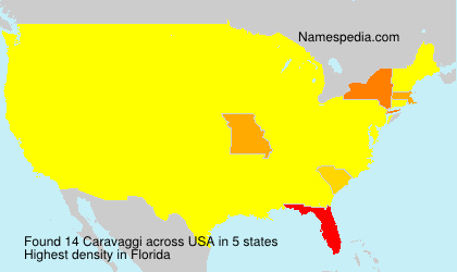 Surname Caravaggi in USA Surname Caravaggi in USA