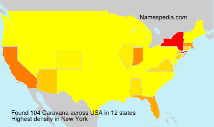 Surname Caravana in USA