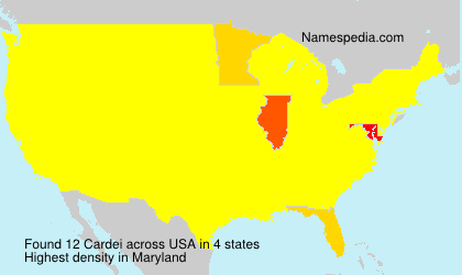 Surname Cardei in USA Surname Cardei in USA
