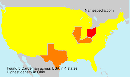 Surname Cardeman in USA Surname Cardeman in USA