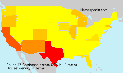 Surname Cardemas in USA Surname Cardemas in USA